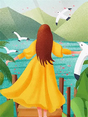 语笑嫣然桐花似锦